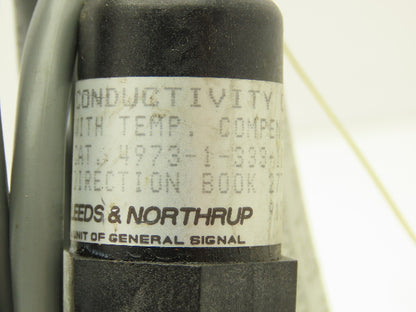 Leeds Northrup 4973-1-333-10 Conductivity Sensor Cell W/Temp Compensator 1.002