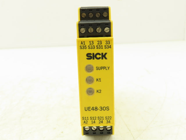 Sick UE48-30S3D2 6025097 Safety Relay 24VDC 2.6W/ 5VA Din Rail Mount