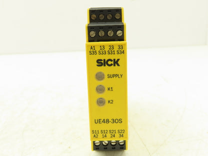 Sick UE48-30S3D2 6025097 Safety Relay 24VDC 2.6W/ 5VA Din Rail Mount