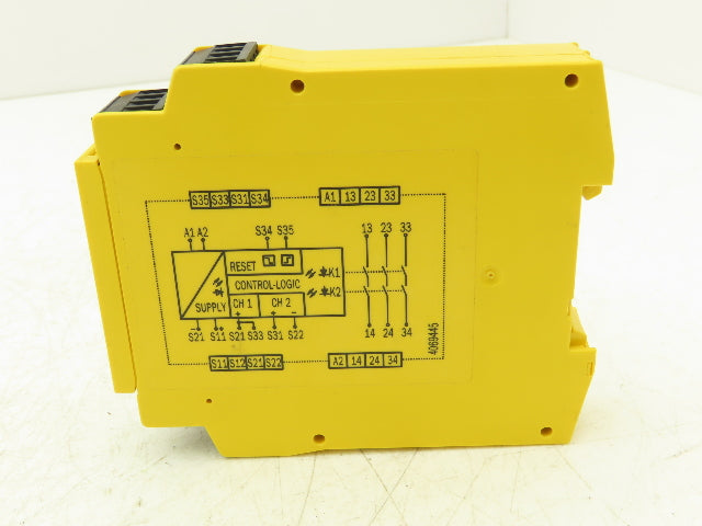 Sick UE48-30S3D2 6025097 Safety Relay 24VDC 2.6W/ 5VA Din Rail Mount