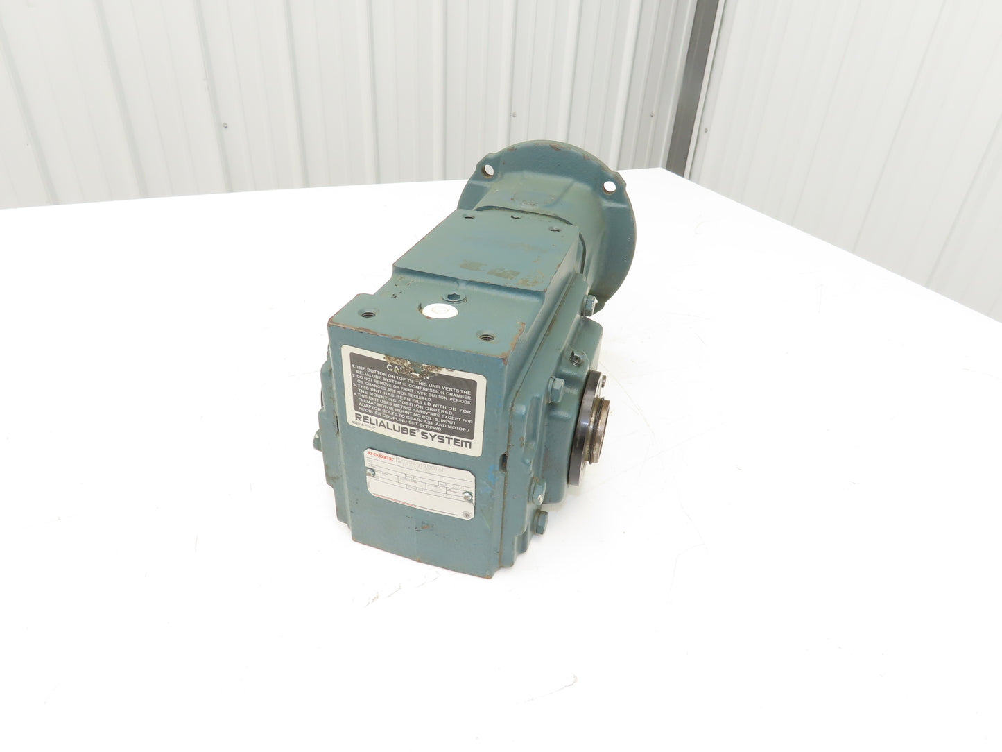 Dodge C150T20N140 Worm Gearbox 20:1 Reducer 1.5Hp 87.5rpm Hollow Shaft 143TC