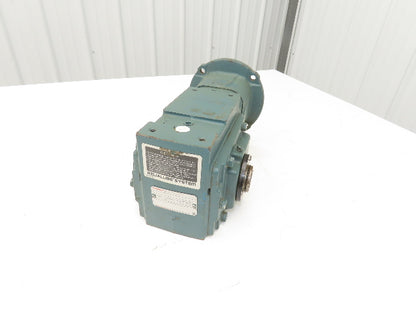 Dodge C150T20N140 Worm Gearbox 20:1 Reducer 1.5Hp 87.5rpm Hollow Shaft 143TC