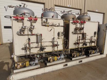 PCU Compucharge Absorption Charge Pump System Mixer & RO Filter Tanks 200 Gal