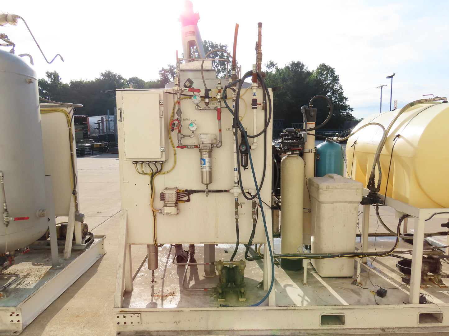 PCU Compucharge Absorption Charge Pump System Mixer & RO Filter Tanks 200 Gal