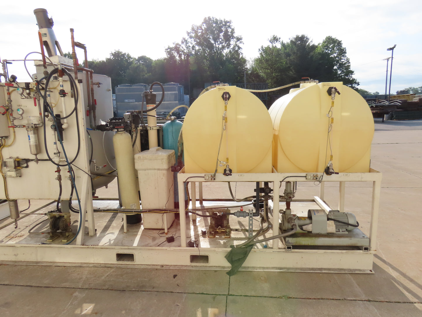 PCU Compucharge Absorption Charge Pump System Mixer & RO Filter Tanks 200 Gal