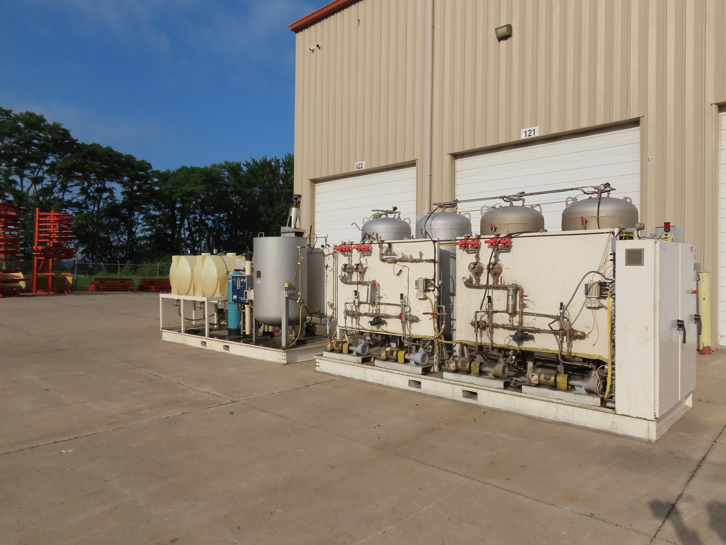 PCU Compucharge Absorption Charge Pump System Mixer & RO Filter Tanks 200 Gal