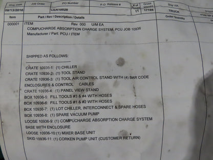 PCU Compucharge Absorption Charge Pump System Mixer & RO Filter Tanks 200 Gal