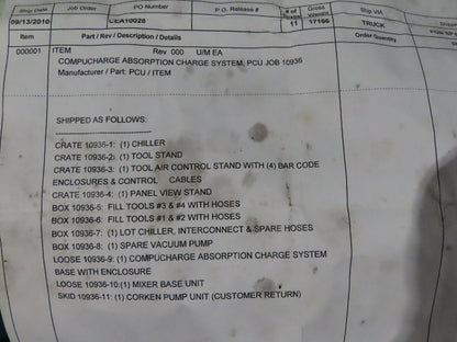 PCU Compucharge Absorption Charge Pump System Mixer & RO Filter Tanks 200 Gal