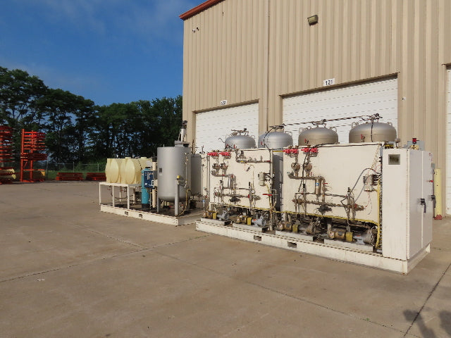 PCU Compucharge Absorption Charge Pump System Mixer & RO Filter Tanks 200 Gal