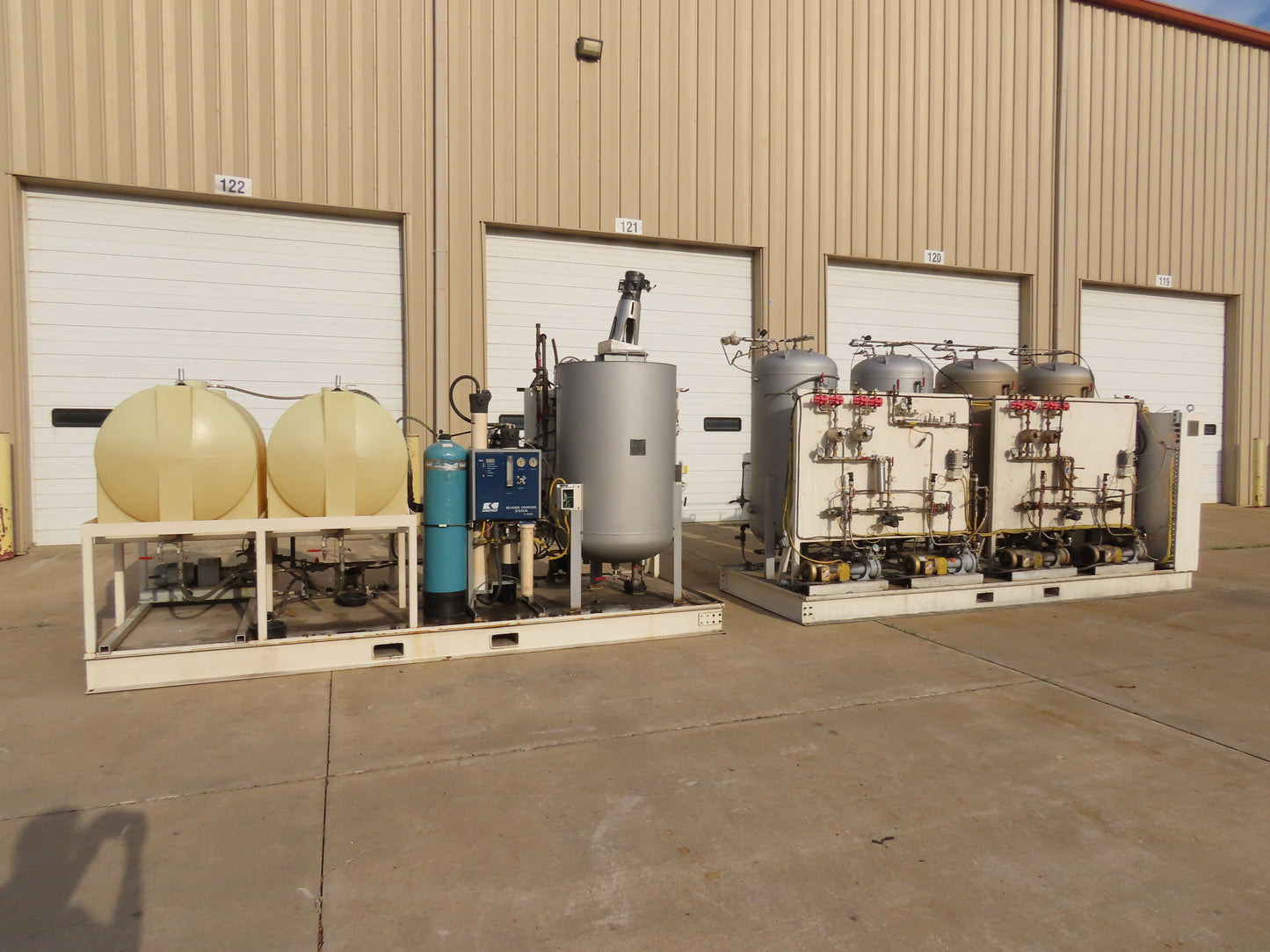 PCU Compucharge Absorption Charge Pump System Mixer & RO Filter Tanks 200 Gal