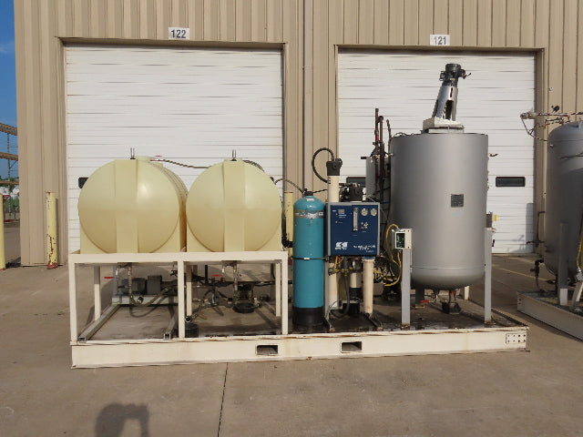 PCU Compucharge Absorption Charge Pump System Mixer & RO Filter Tanks 200 Gal