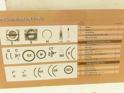 Flowserve RK139641 PSS Dura Split Seal Repair Kit 2" Complete Except Loctite