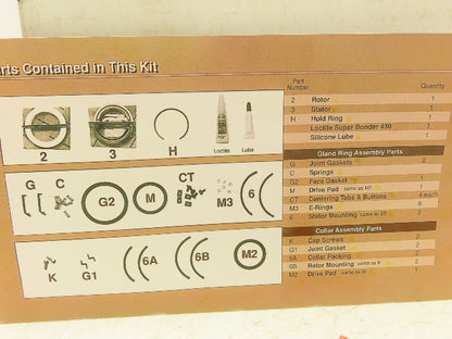 Flowserve RK139641 PSS Dura Split Seal Repair Kit 2" Complete Except Loctite