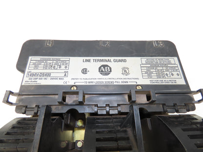 A-B 1494V-DS400 Rod Operated Safety Discconnect Switch 400A 575V 3ph 125Hp