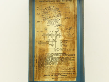 Lumenite Electronic W-222N Automatic Time Control 7 Day 220V 60Hz 15 Amp Vintage