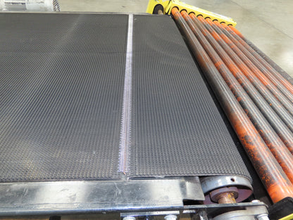 40"W x 48"L Pallet Conveyor 36" Grip Belt with Live Roller On Ramp 3PH 205FPM
