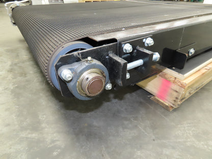 40"W x 48"L Pallet Conveyor 36" Grip Belt with Live Roller On Ramp 3PH 205FPM