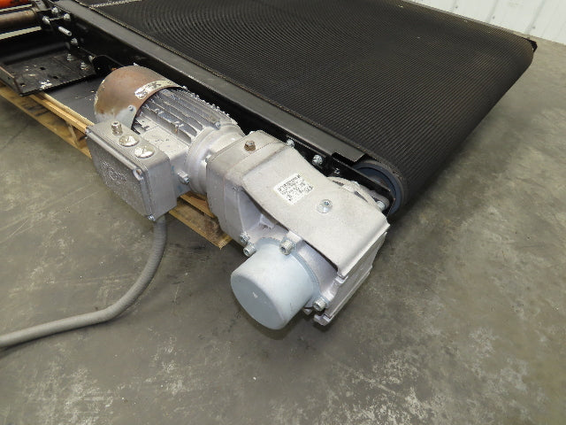 40"W x 48"L Pallet Conveyor 36" Grip Belt with Live Roller On Ramp 3PH 205FPM