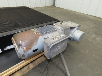 40"W x 48"L Pallet Conveyor 36" Grip Belt with Live Roller On Ramp 3PH 205FPM