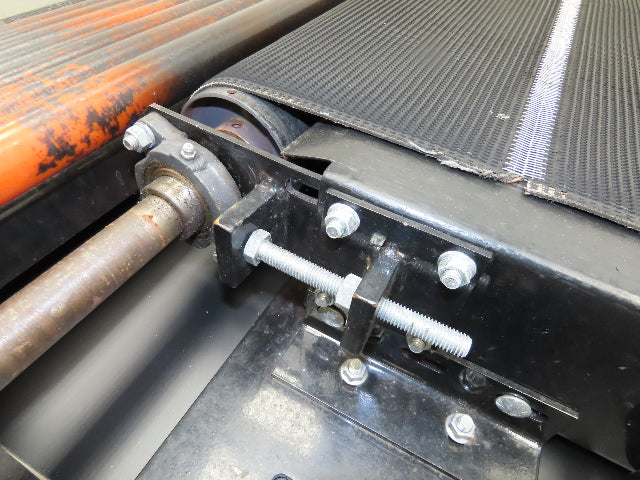 40"W x 48"L Pallet Conveyor 36" Grip Belt with Live Roller On Ramp 3PH 205FPM