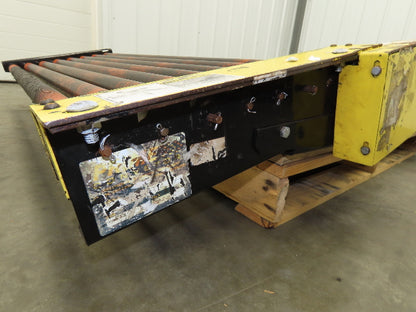 40"W x 48"L Pallet Conveyor 36" Grip Belt with Live Roller On Ramp 3PH 205FPM