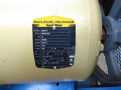 Quincy QRDS-15 Oil-less Piston Air Compressor Pump 53 CFM 150PSI 15Hp 230/460V