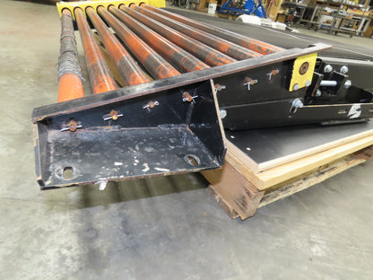 40"W x 48"L Pallet Conveyor 36" Grip Belt with Live Roller On Ramp 3PH 205FPM