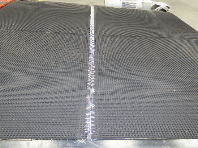 40"W x 48"L Pallet Conveyor 36" Grip Belt with Live Roller On Ramp 3PH 205FPM