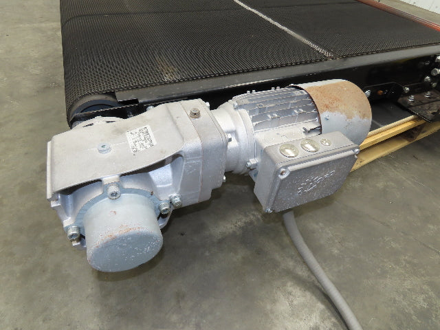 40"W x 48"L Pallet Conveyor 36" Grip Belt with Live Roller On Ramp 3PH 205FPM