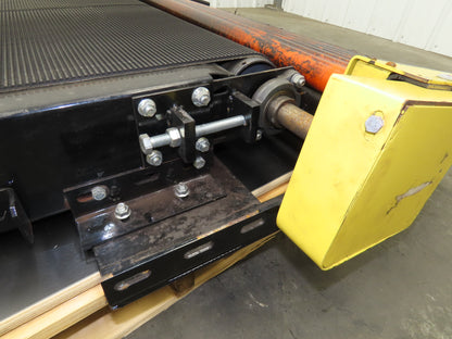 40"W x 48"L Pallet Conveyor 36" Grip Belt with Live Roller On Ramp 3PH 205FPM