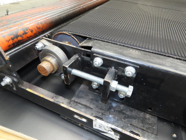 40"W x 48"L Pallet Conveyor 36" Grip Belt with Live Roller On Ramp 3PH 205FPM