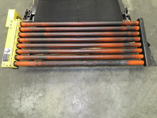 40"W x 48"L Pallet Conveyor 36" Grip Belt with Live Roller On Ramp 3PH 205FPM