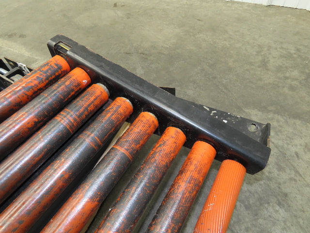 40"W x 48"L Pallet Conveyor 36" Grip Belt with Live Roller On Ramp 3PH 205FPM