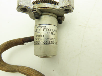 Tamagawa Seiki TS530N33E9 Brushless Resolver 3000 Hz Input Stator 3.5 Volts