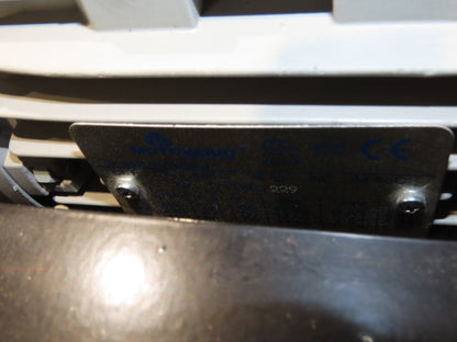 Hytrol 42"x 6'L MatTop Belt Conveyor 39"BF w/Gravity Roller Off Ramp 3PH 205FPM