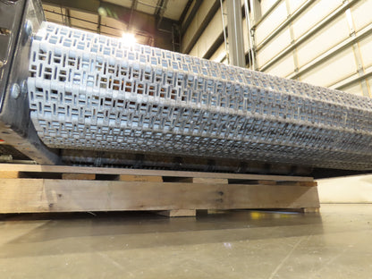 Hytrol 42"x 6'L MatTop Belt Conveyor 39"BF w/Gravity Roller Off Ramp 3PH 205FPM