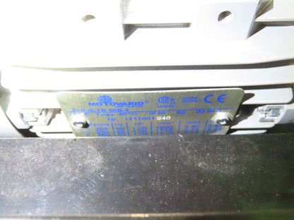 Hytrol 42"x 6'L MatTop Belt Conveyor 39"BF w/Gravity Roller Off Ramp 3PH 205FPM