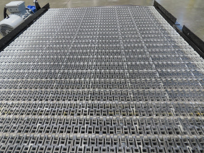 Hytrol 42"x 6'L MatTop Belt Conveyor 39"BF w/Gravity Roller Off Ramp 3PH 205FPM