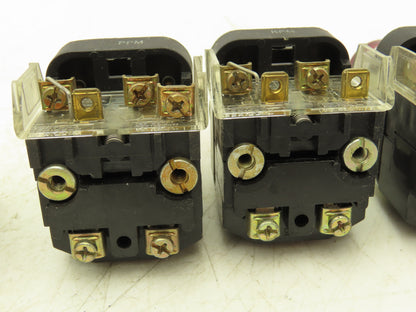 Allen Bradley 800T-PT16 Red Illuminated Pilot light  30mm 120VAC Lot of 11