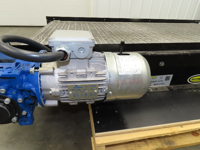 Hytrol 42"x 6'L MatTop Plastic Belt Conveyor 39"BF 3PH Direct Drive 200FPM