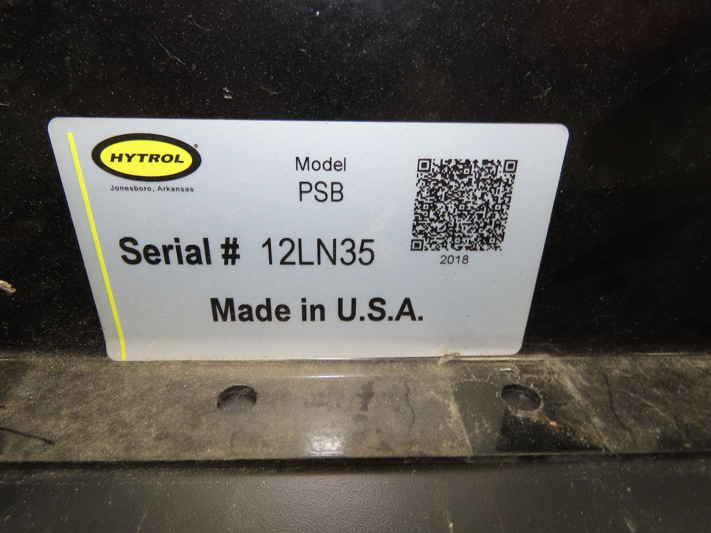 Hytrol 42"x 6'L MatTop Plastic Belt Conveyor 39"BF 3PH Direct Drive 200FPM