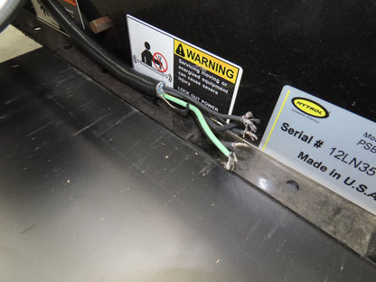 Hytrol 42"x 6'L MatTop Plastic Belt Conveyor 39"BF 3PH Direct Drive 200FPM