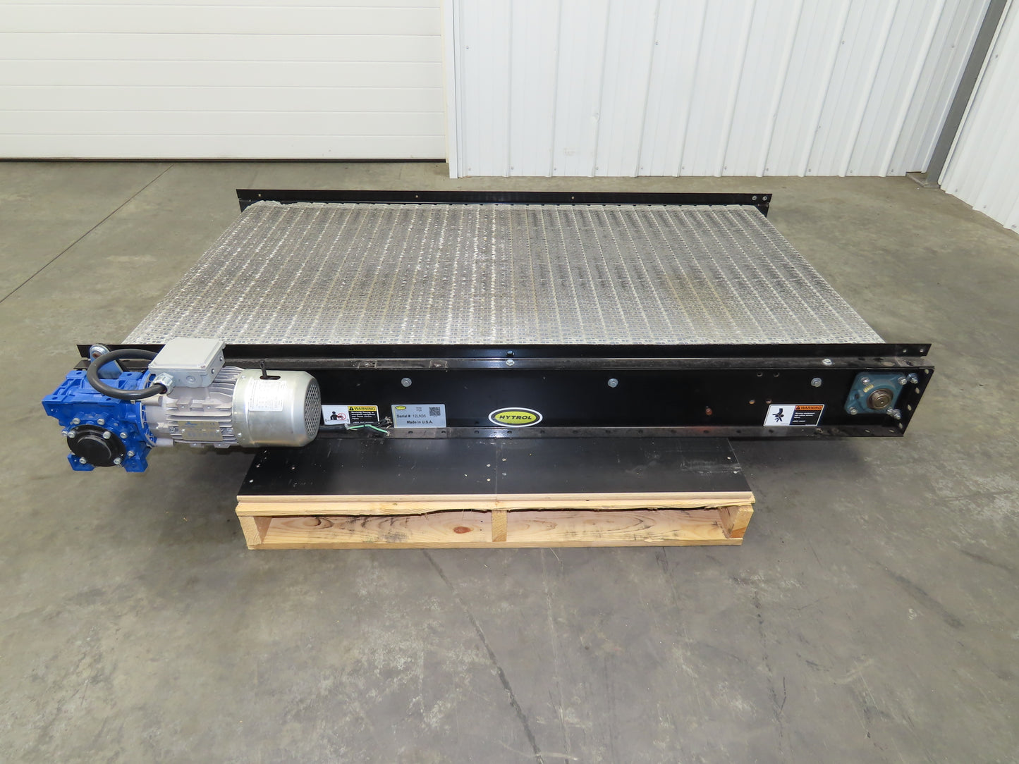 Hytrol 42"x 6'L MatTop Plastic Belt Conveyor 39"BF 3PH Direct Drive 200FPM