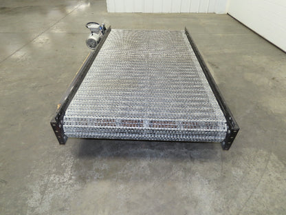 Hytrol 42"x 6'L MatTop Plastic Belt Conveyor 39"BF 3PH Direct Drive 200FPM