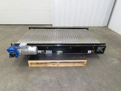 Hytrol 42"x 6'L MatTop Plastic Belt Conveyor 39"BF 3PH Direct Drive 200FPM