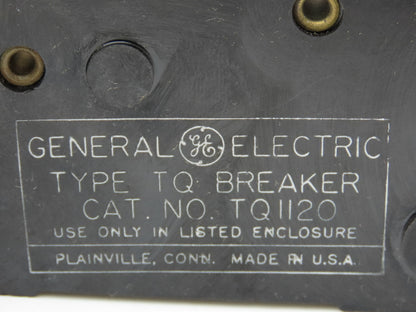 General Electric TQ1120 Circuit Breaker Type TQ 20 Amp 120/240VAC 1P Lot of 15