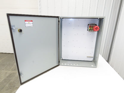 Hoffman CSD30248 Electrical Enclosure Wall Mount 30"x24"x10" w/30A Disconnect