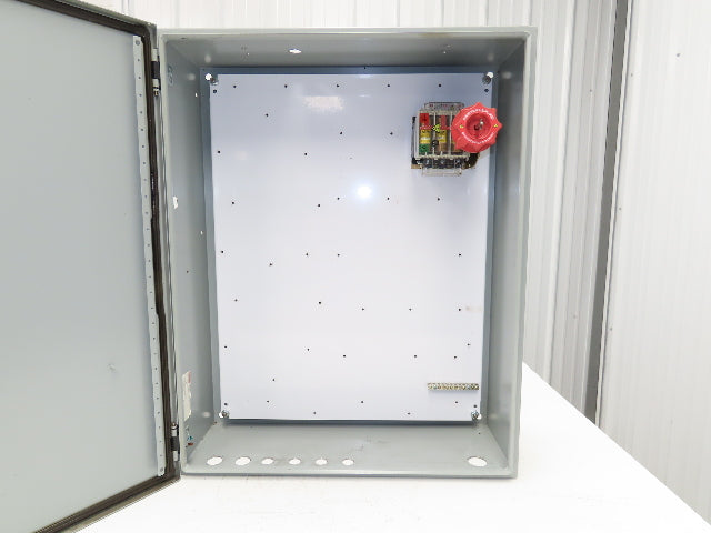 Hoffman CSD30248 Electrical Enclosure Wall Mount 30"x24"x10" w/30A Disconnect