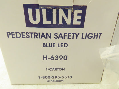 ULINE H-6390 Spotlight Blue Forklift Pedestrian Safety Spot Light W Bracket