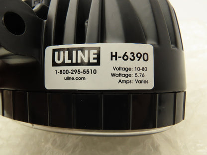 ULINE H-6390 Spotlight Blue Forklift Pedestrian Safety Spot Light W Bracket